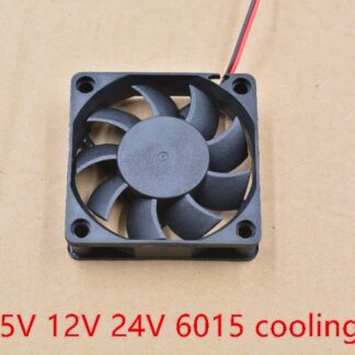 3d printer fan 6015 2pins 60mm 60x60 x15 mm 6cm cooling fan graphics card fan DC 5V / 12V / 24V 6015 2P 1pcs