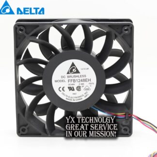 New FFB1248EH 12025 12CM 48V 0.38A four wire PWM fan speed control for DELTA 120*120*25mm