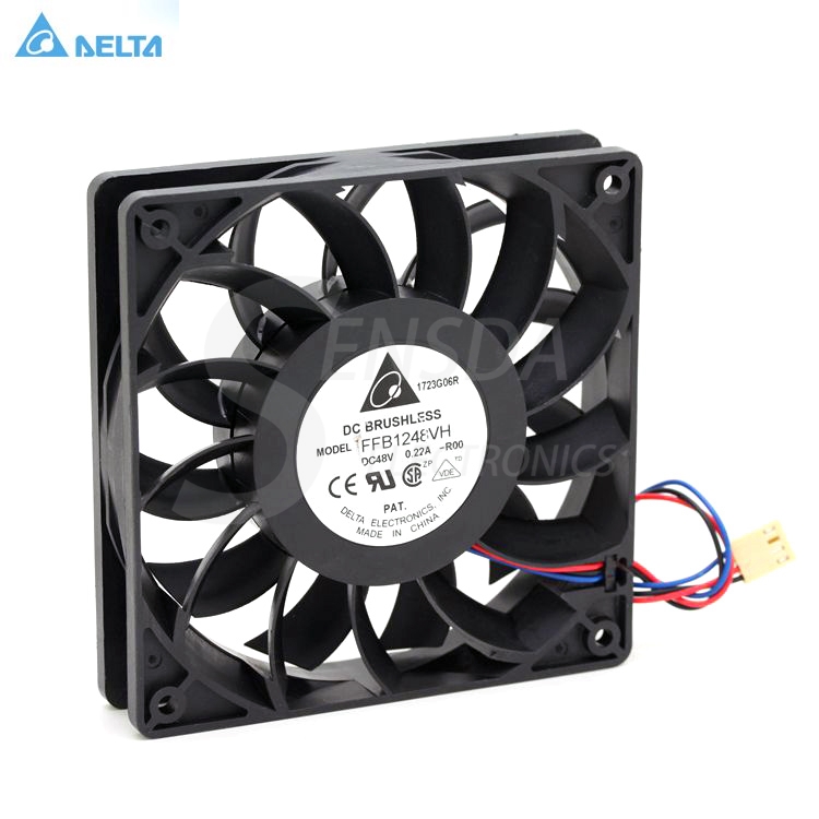 Delta FFB1248VH 12CM 12025 DC 48V 0.22A server inverter axial cooler Cooling Fans