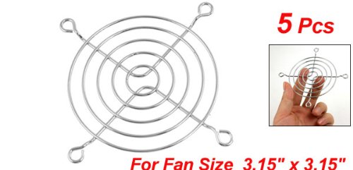 GTFS Hot 5 x Axial 80mm CPU Cooling Fan Grill Metal Wire Finger Guards