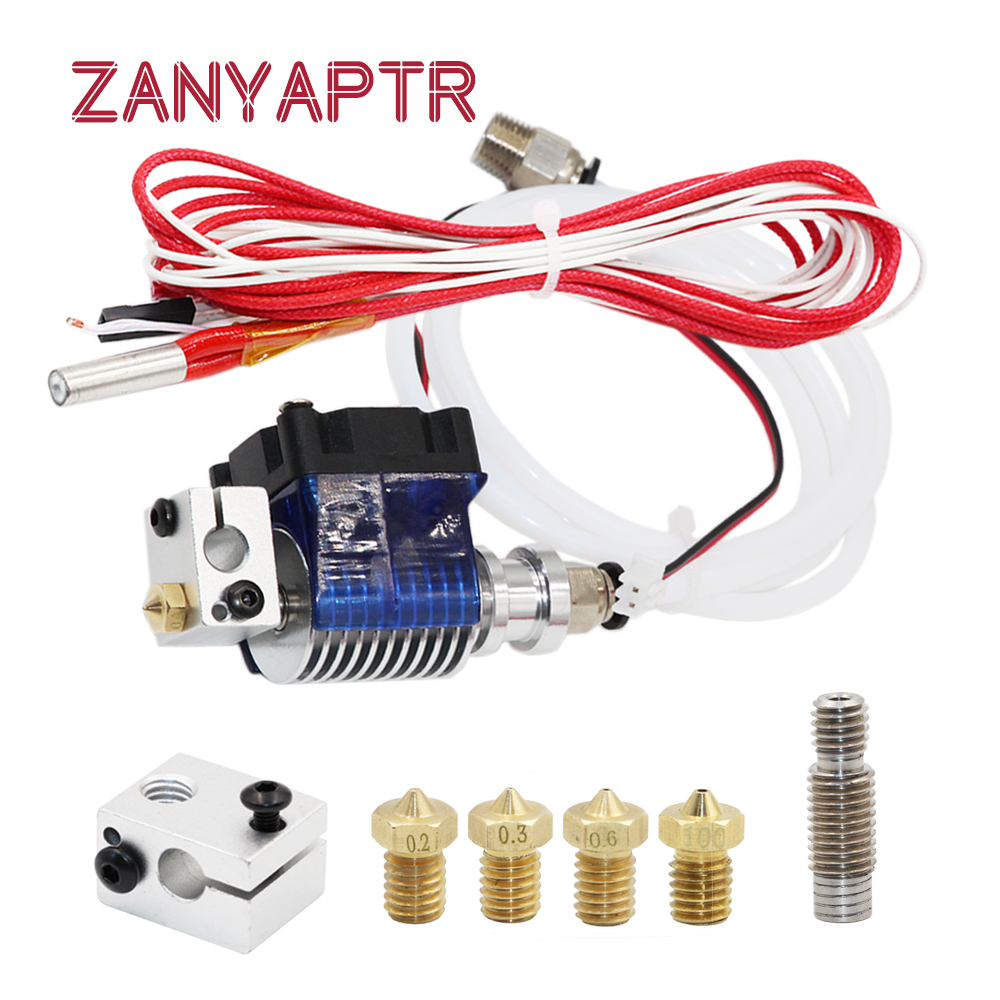 Trianglelab v6 Volcano hotend 12V/24V remote Bowen print J-head Hotend and cooling fan bracket for E3D HOTEND for PT100