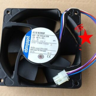 1Pcs ebmPAPST 12038 48v 22W 4118N / 2H3P cooling fan 4-wire