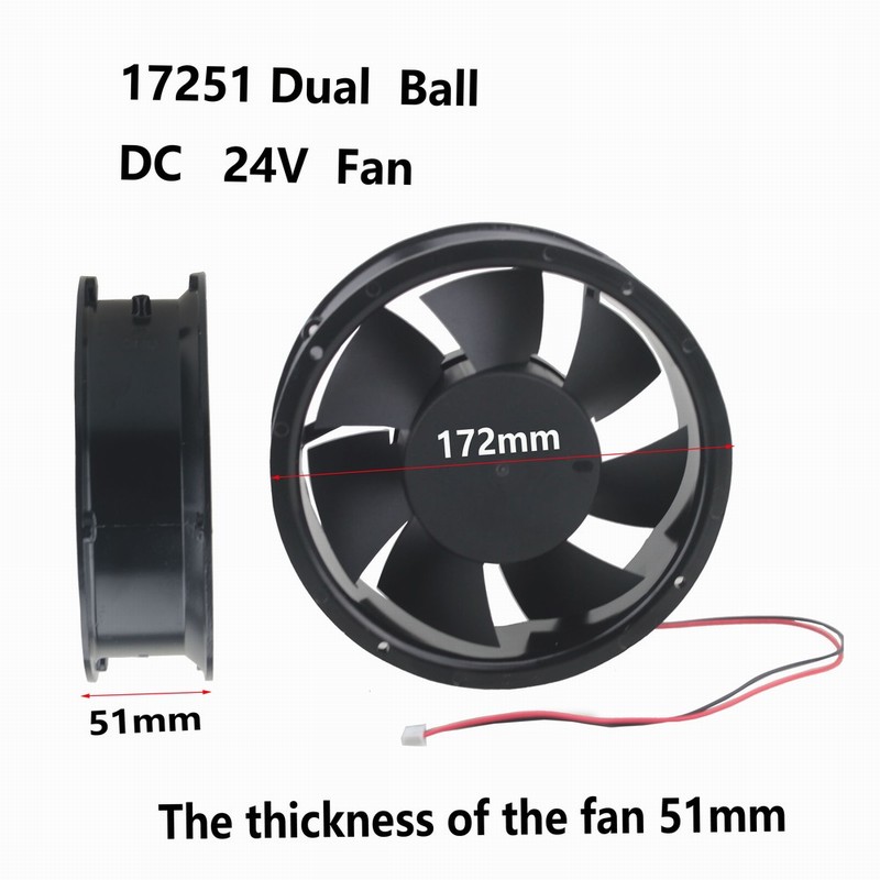 Free Delivery. 24 v 0..60 a 51 YM2417ANB1 150 * 172 * 17251 mm communication equipment cooling fans