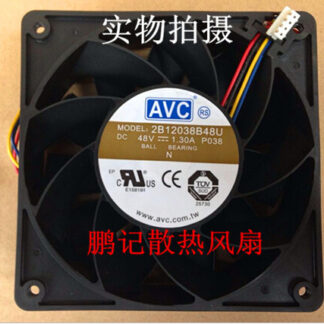 AVC 120*120*38 12CM 48V 1.3A 2B12038B48U 4 pin high air volume fan fan violence