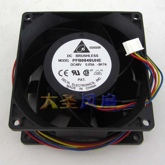 Original AVC DC 48V 0.95A DV12038B48H 12CM 12038 industrial inverter cooling fans