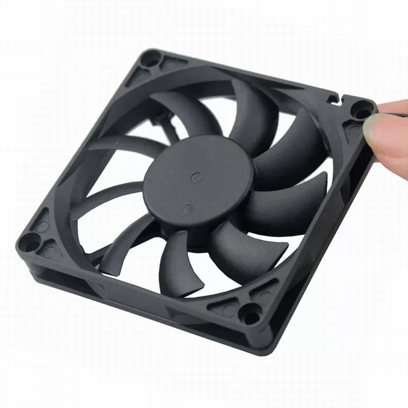 80mm Slim Quiet Computer Case Fan 12V 8015 4Pin PWM Silent PC Fans For Computer
