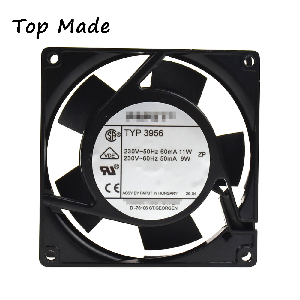 6/5W AC 230V for EBMPAPST mute 9CM TYP3956 cooling fan