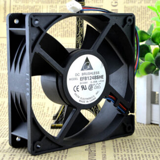 DELTA EFB1248SHE-F00 48V 0.30A 120*120*38 3P 12 cm speed cooling fan