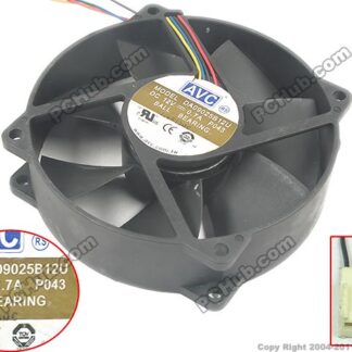 SUNON GC055510VH-A 13.V1.B3925.F.GN Server Round Cooling Fan DC 5V 2.0W 4-wire