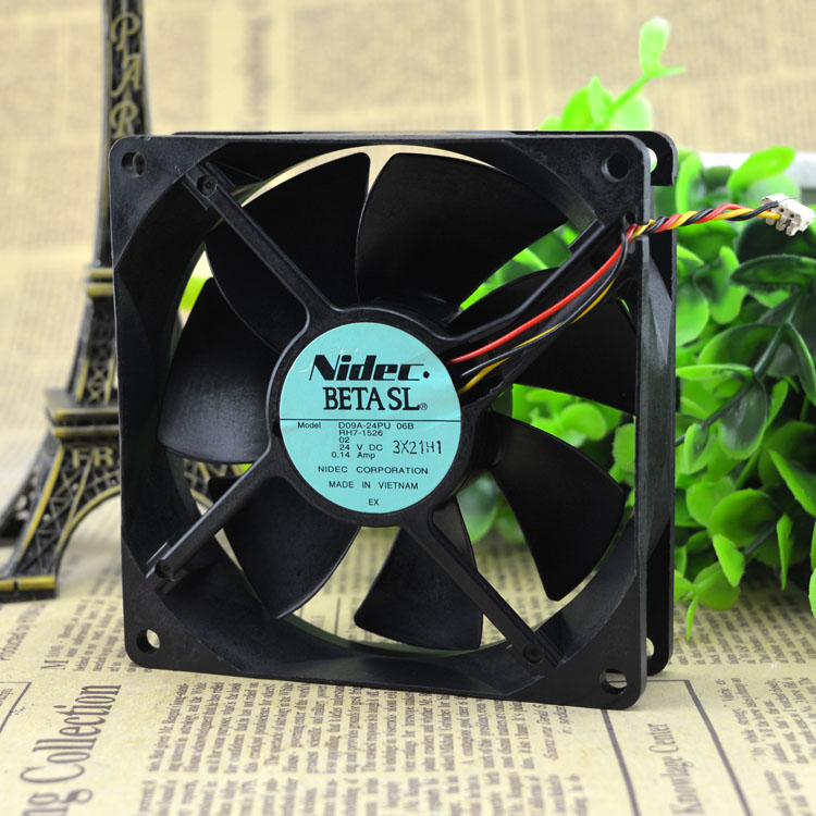 Free Delivery. D09A - 24 pu 06 RH7 b - 1526-24 v 0.14 A 9 cm 9025 inverter fan