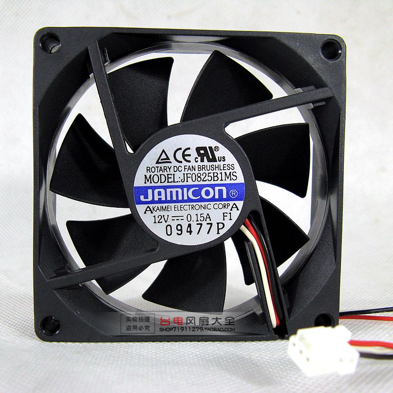 JF0825B1MS 8025 8CM 12V 0.15A Double Ball Power Supply Cooling Fan