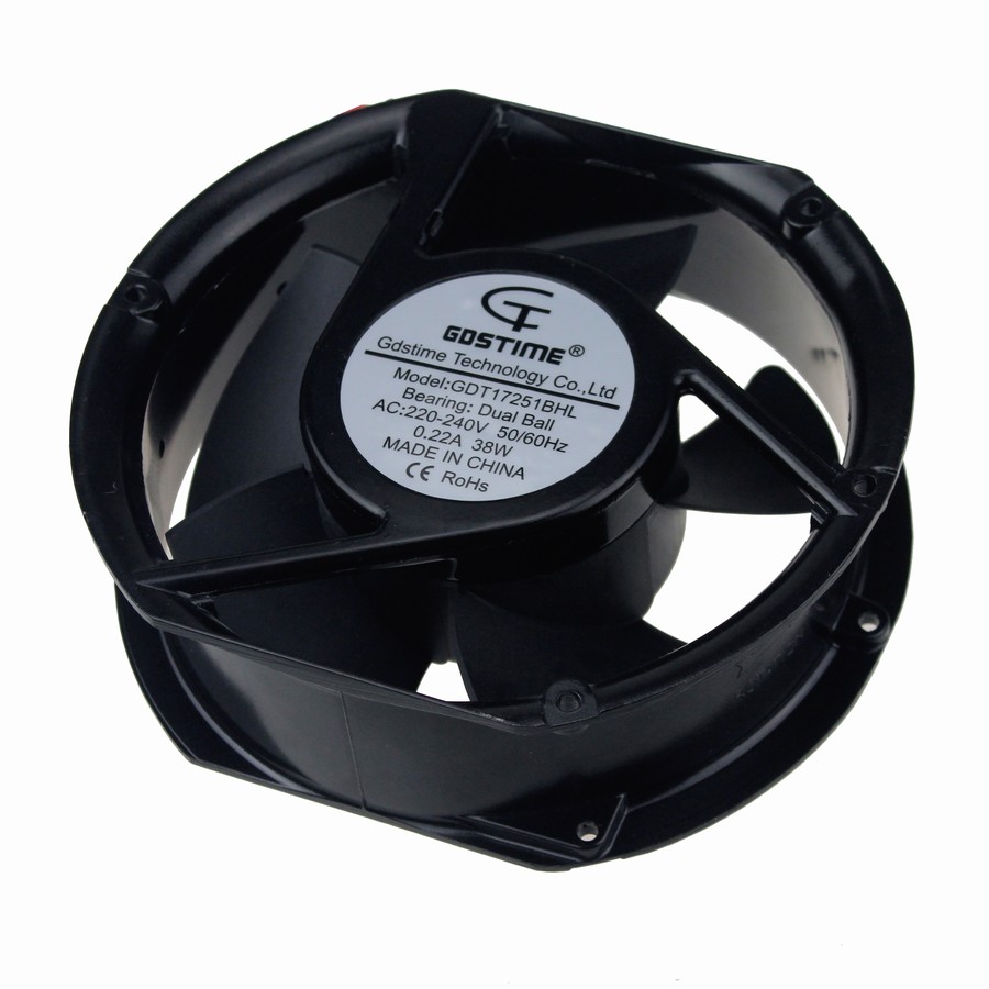 8PCS Gdstime 170mm 17cm 17251 Ball Bearing 240V 220V AC Cooling Fan Cooler