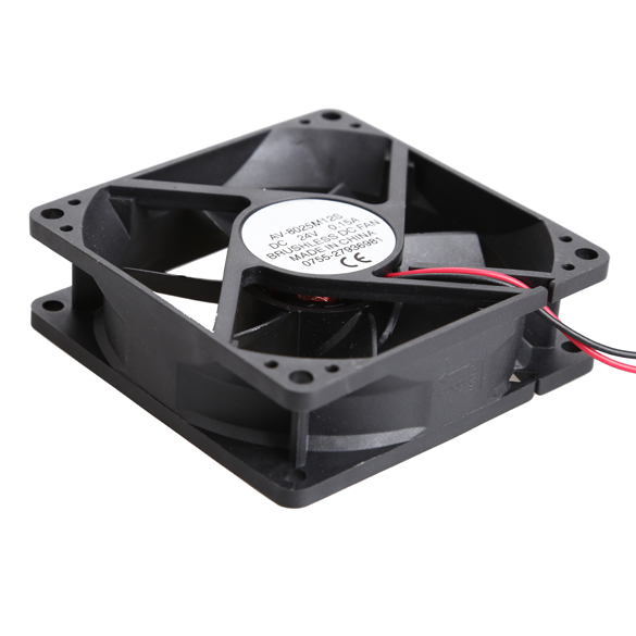 80x80x25mm 24V Brushless DC 7 Blade PC Cooler Cooling Fan Low Noise Clearance Sale Best Price
