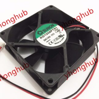 SUNON KD1208PTS1 13.GN DC 12V 1.8W 2-wire 80x80x25mm Server Square Fan