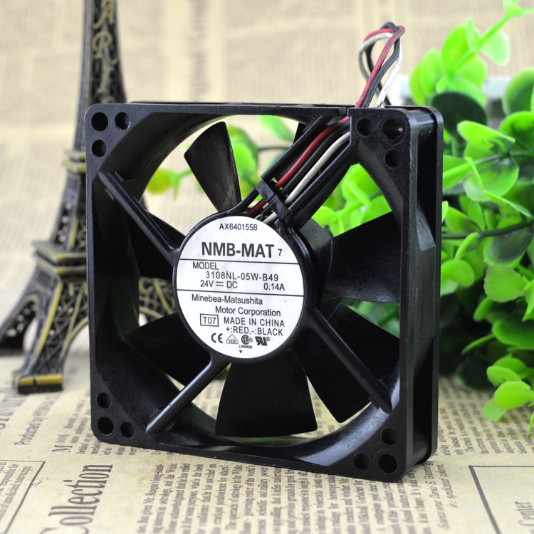 Free delivery. Original 3610KL-05W-B39 9225 24V 0.11A with stop warning inverter fan