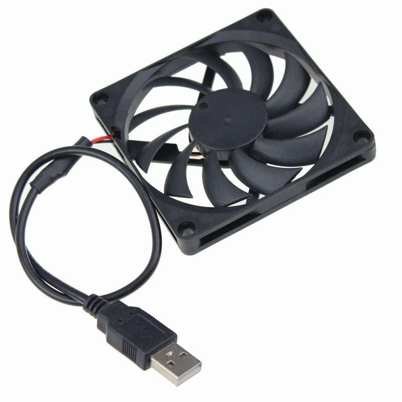 4 Colorful LED Light 120mm Computer PC Clear Case Quad Heatsink CPU Cooling Fan #H029#