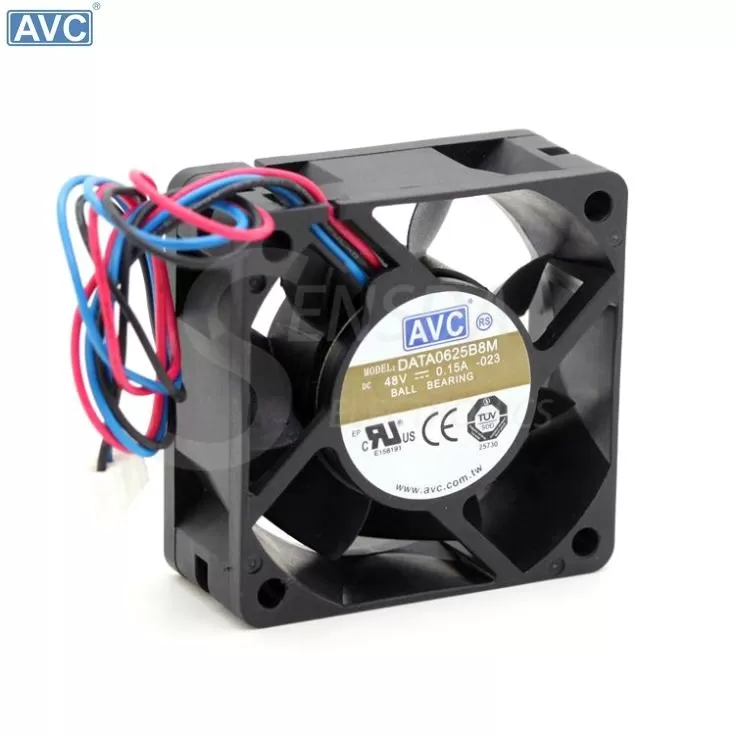 thumbnail image 2 of AVC DATA0625B8H 60mm DC Cooling Fan – 48V, 0.16A, 4-Pin, Ball Bearing (Seller Refurbished) 2 of 5