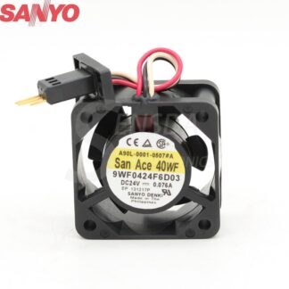 Original Sanyo 9WF0424F6D03 24V 0.076A 40*40*20 mm 4cm 40mm server axial cooling fans