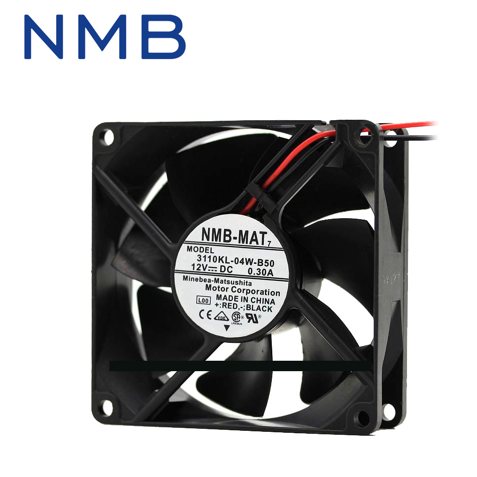 NMB Brand new inverter fan 3110KL-04W-B50 12V DC genuine authentic 80*80*25mm
