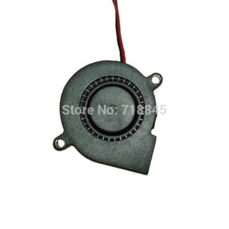 Black Brushless DC Cooling Blower Fan 2 Wires 2Pin 5015S 12V 0.14A 50x15mm P4PM