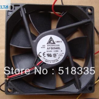 Delta AFB0948L DC 48V 0.08A 9CM 2x92x25mm 9225 2Wire server cooling fan