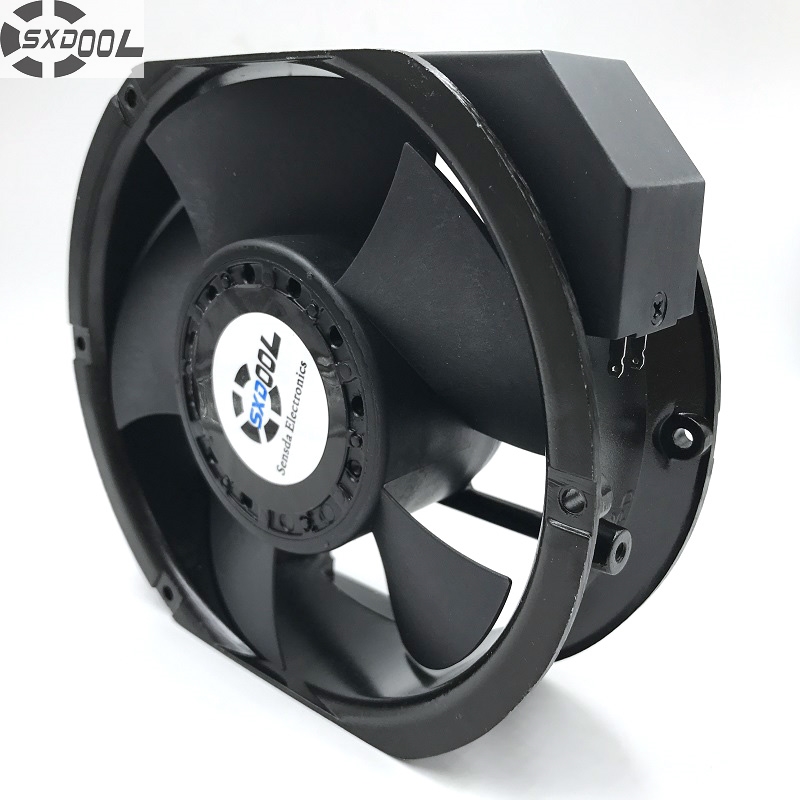 SXDOOL industrial fan 6C-230HB C 1751 17251 17cm AC 220V capacitor run type case cooling 172*150*51MM 2850/3400 RPM 198/235CFM