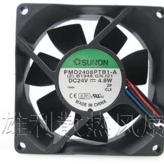 Free Delivery.PMD2408PTB1-A 8025 24V 4.8W 3-wire Double Ball Large Fan Inverter Fan