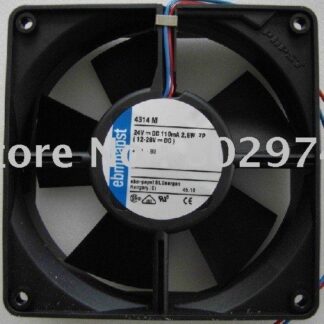 Original ebmPAPST 120*120*32MM 12cm 4314M 24V 2.6W Cooling Fan