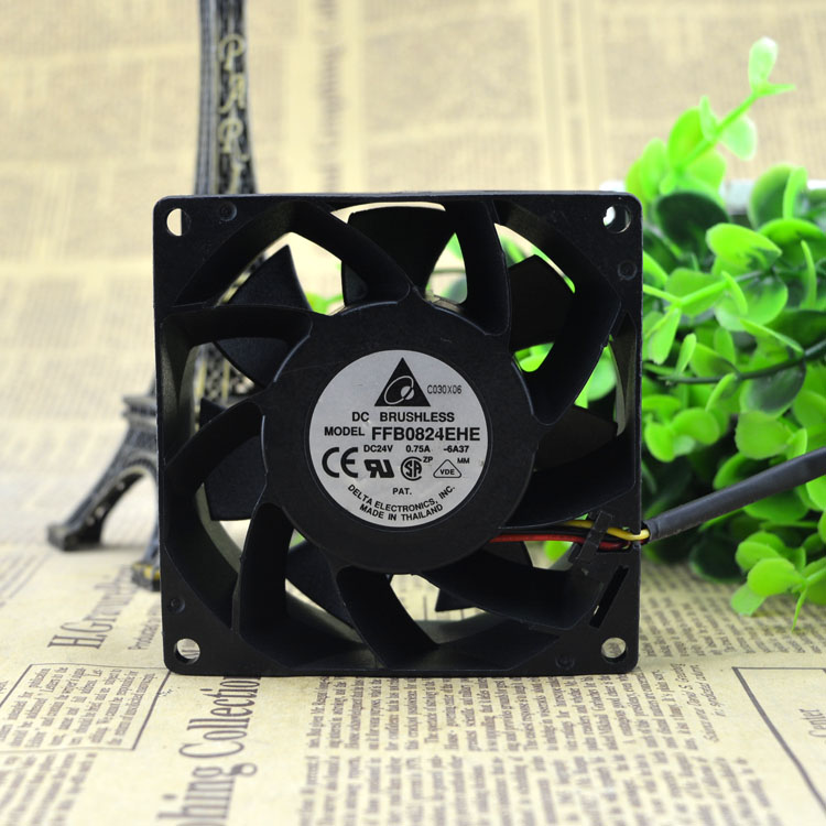 New original FFB0824EHE 8038 24V 0.75A inverter fan large capacity fan