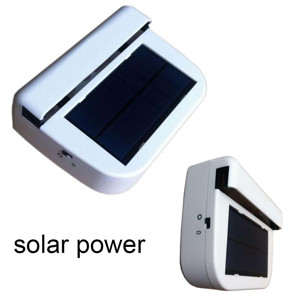 Portable Solar sun Power Air Vehicle Radiator Car Fan vent Auto Ventilator Cooler