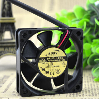 The original ADDA 60*60*15 DC12V 0.11A 6CM AD0612MB-D70GL power supply case fan