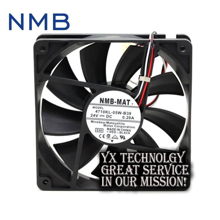 New 4710KL-05W-B39 24V 0.2A 12CM 12025 alarm inverter fan for nmb