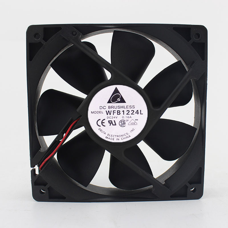 For Delta WFB1224L 12025 24V 0.16A Double ball mute inverter cooling fan