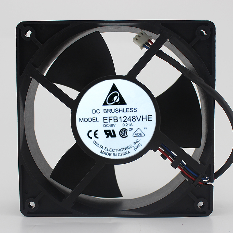 Original EFB1248VHE 12038 12CM 48V 0.21A switch cooling fan