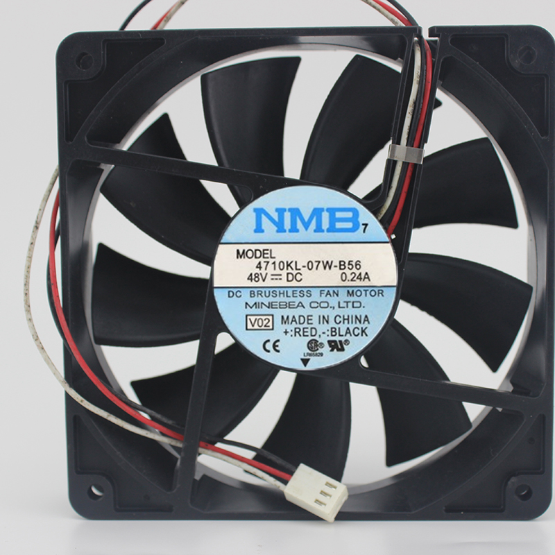 The original NMB 2410ML-04W-B69 12V 0.40A 60*60*25mm three line industrial computer cooling fan