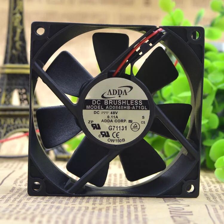 ADDA AD0848HB-A71GL 8025 80*80*25mm 8cm DC 48V 0.11A server inverter axial cooling fan