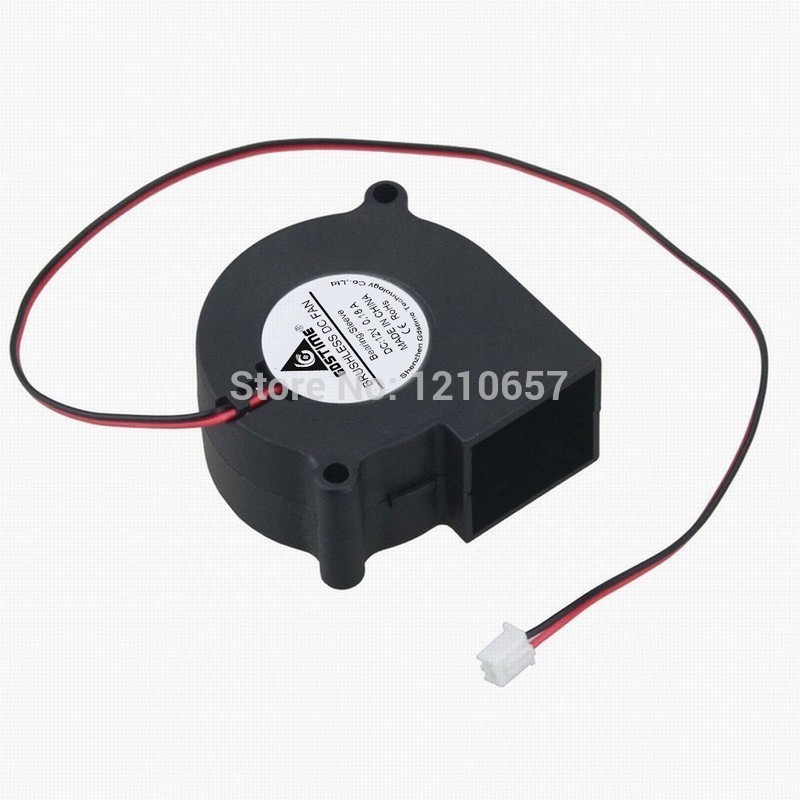 1PCS Gdstime 12V 2Pin 60mm 60x28mm 6028s Brushless DC Cooler Cooling Exhaust Blower Fan Heatsink Radiator