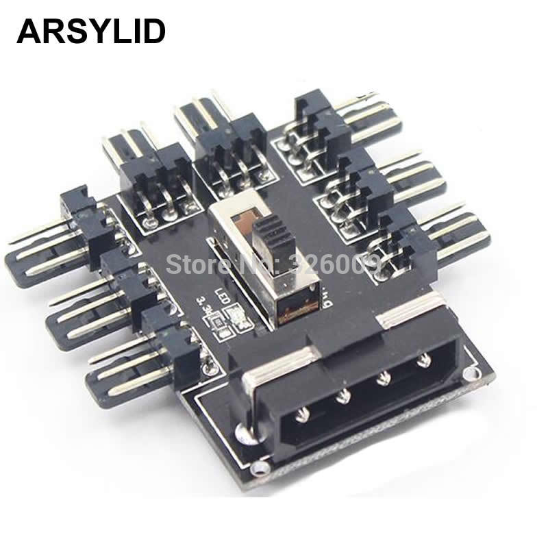 12V 2-Pin 80x80x10mm PC Computer CPU System Heatsink Brushless Cooling Fan 8010 New Drop shipping-PC Friend