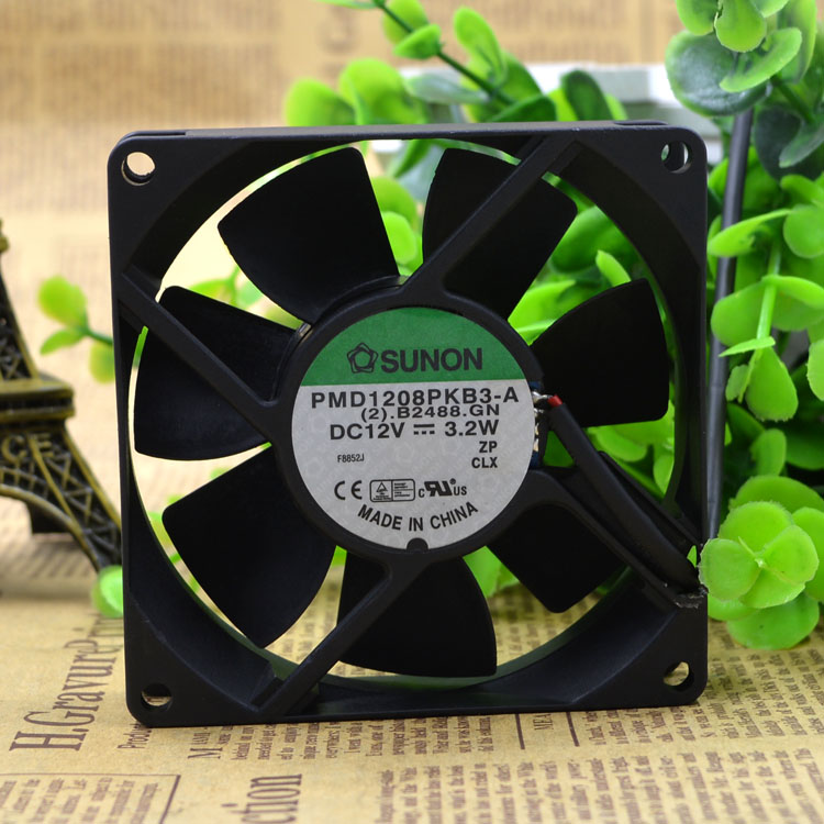 Free Delivery. 8 cm 8020 12 v 3.2 W PMD1208PKB3 - A power supply chassis mute A cooling fan