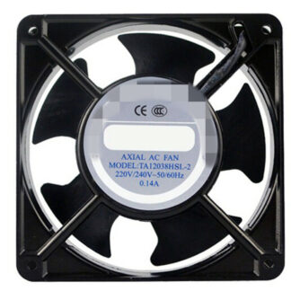 220V AC 280x280x80mm Axial Radiator Fan 1341CFM 2400RPM Ball Bearing High Speed