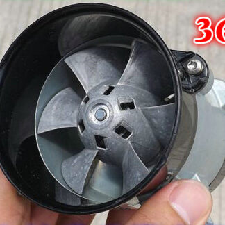 Metal culvert fan rotor brushless DC motor high speed turbo fan DIY vacuum cleaner motor accessories With original driver board