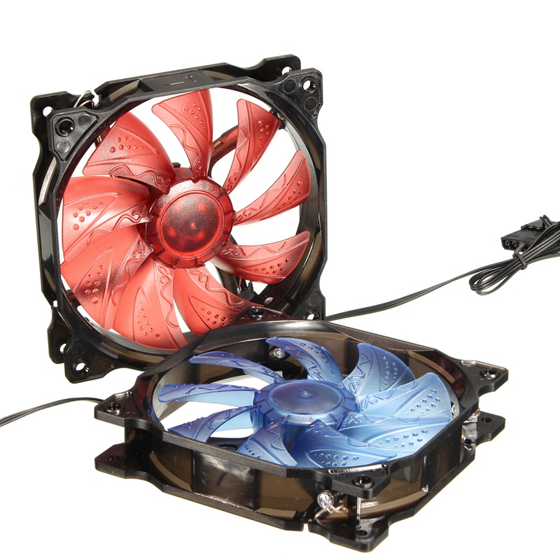 CPU Cooler Fan Radiator 120mm PWM 3Pin/4pin 12V LED Light Heatsink Computer Case Fan Air Cooling For Hyper Z600/212/V10/V8