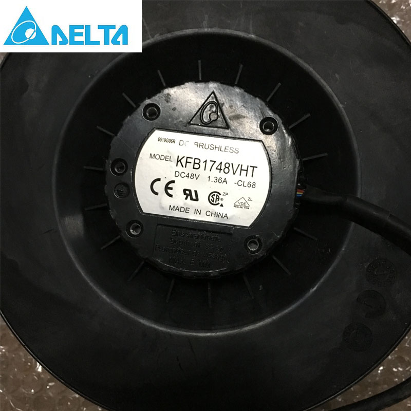 Original Delta KFB1748VHT 175x69mm 48V 1.36A 3600RPM 374.67CFM 70DBA inverter industrial centrifugal blower cooling fan