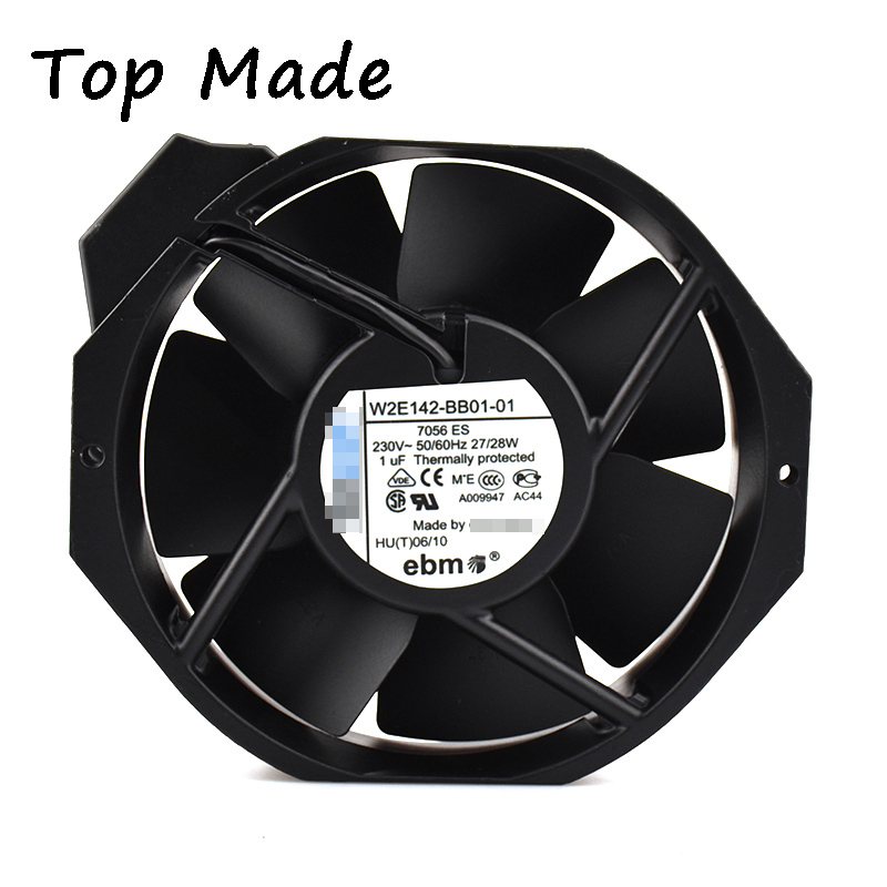 230V for ebmpapst 0.12/0.13A 27/28W W2E142-BB01-01 High temperature fan axial fan