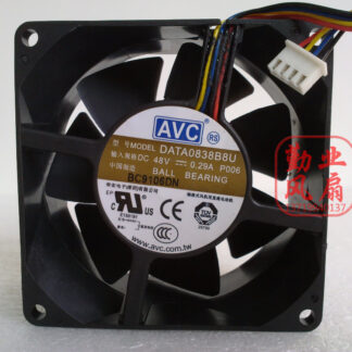 brand new Avc data0838b8u 8038 8cm 48v 0.29a 4 line dual ball bearing fan