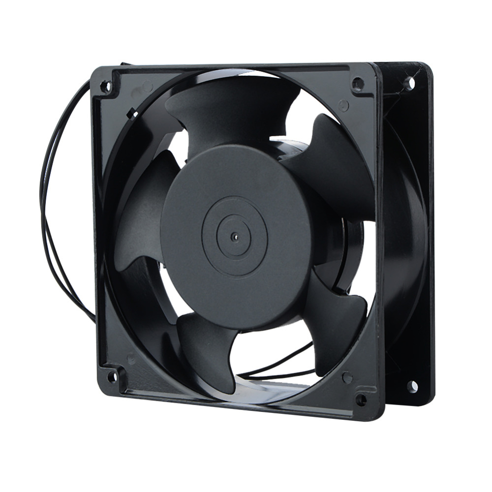 Carprie New 220V 240V 8cm 80mm x 80mm x 25mm AC Metal Brushless Cooling Industrial Fan 17Jul14 Dropshipping