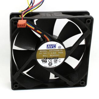 Original AVC 12025 0.30A 120*120*25MM DA12025B12LP005 DC 12V 4-pin PWM Temperature Control Fan