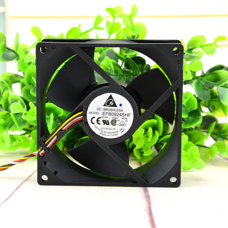 New original EFB0924SHF 9032 24V 0.38A 9cm server inverter fan