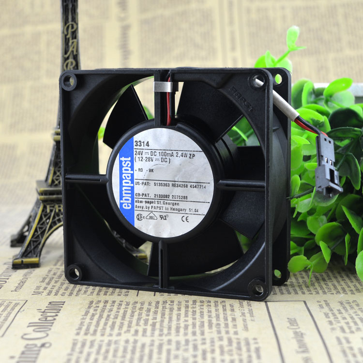 Free shipping Original German ebmpapst 12cm 12025 24V 5W 4414FD120 * 120 * 25mm cooling fan Two-wire Frequency