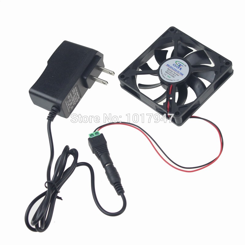 DC12V 4 channel water cooling fan Capacitance touch pad controller switch relay computer cabinet power radiator